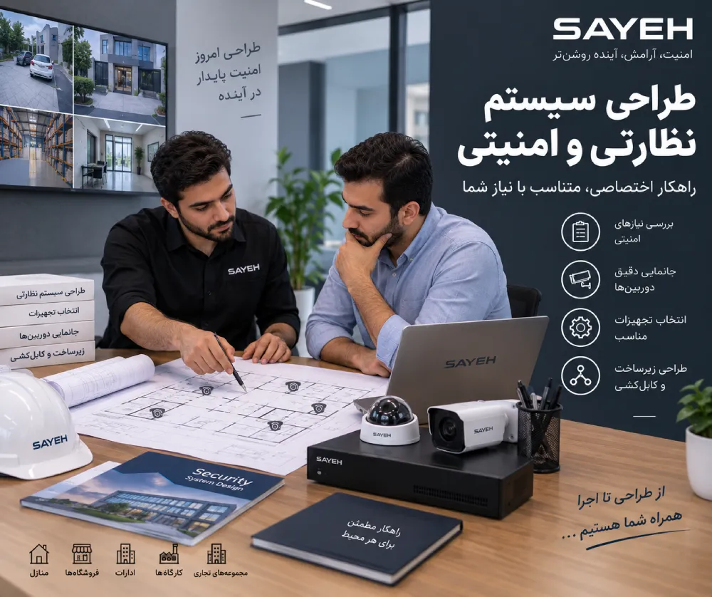 طراحی سیستم نظارتی و امنیتی